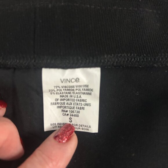 Vince Black Knit Pencil Straight Skirt Size Small - Picture 3 of 6